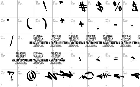 Decipher Symbols に対する画像結果