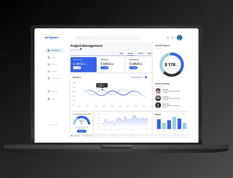 Project Management Dashboard UI Design に対する画像結果
