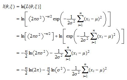 Image result for Log-Likelihood Gaussian Distribution