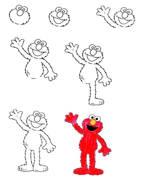 Image result for Drawing of Elmo