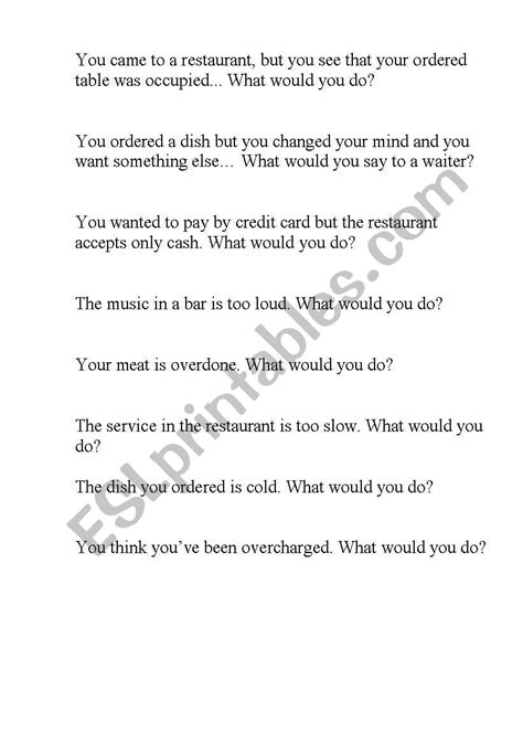 Image result for Solving Design Problems Exercise 1 a Restaurant Examples