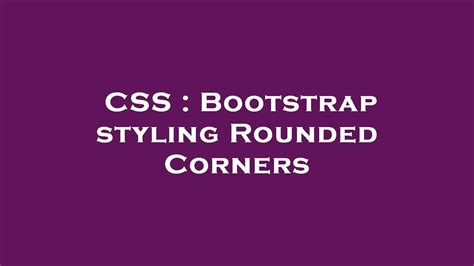 Afbeeldingsresultaten voor CSS Rounded Bootstrap