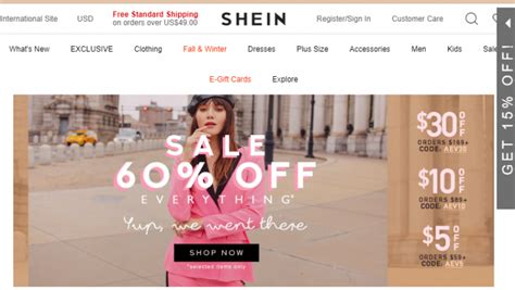 Image result for Shein Website