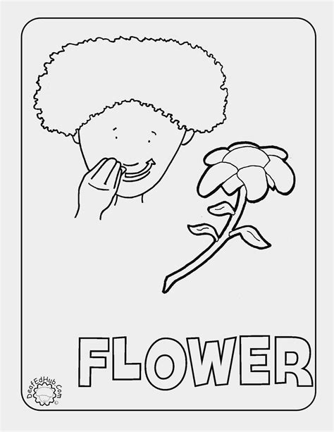 Sign Language Coloring Pages に対する画像結果