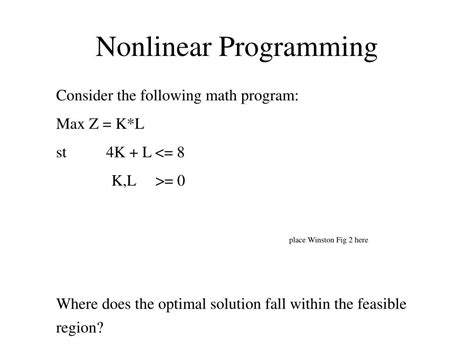 Image result for Picture Representing Feasibility Math Nonlinear Programming