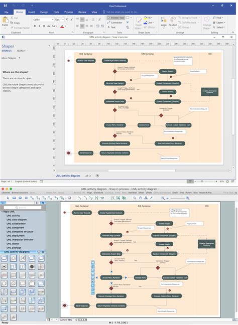 Image result for Visio UML Example