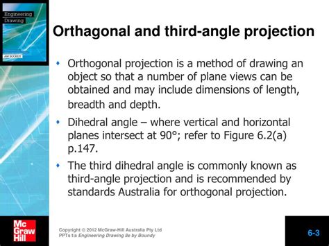 Image result for Orthogonal 3rd Angle Projection