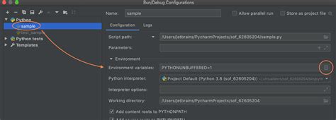 PyCharm Environment Variables に対する画像結果