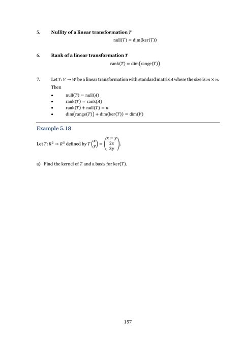 Toradh íomhá ar Linear Algebra Lecture Notes PPT