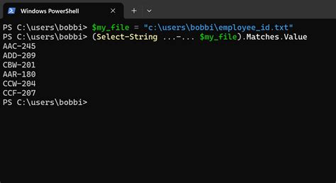 Afbeeldingsresultaten voor PowerShell Select All Text