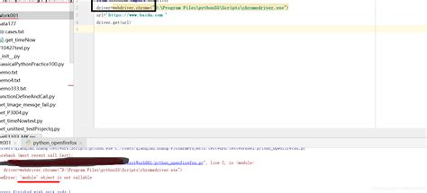 Image result for Module Object Is Not Callable in Web Driver PyCharm