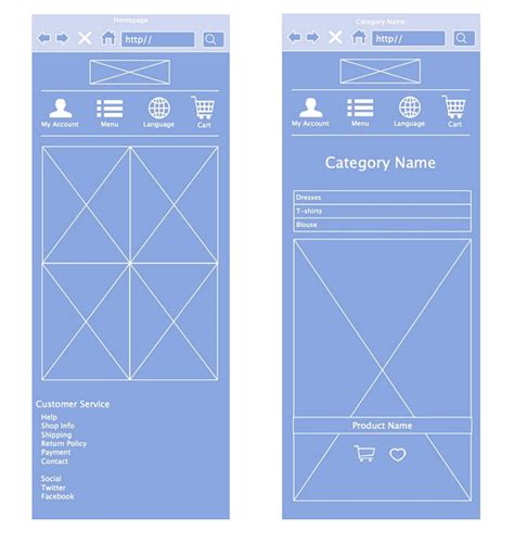 Layout Wireframe に対する画像結果