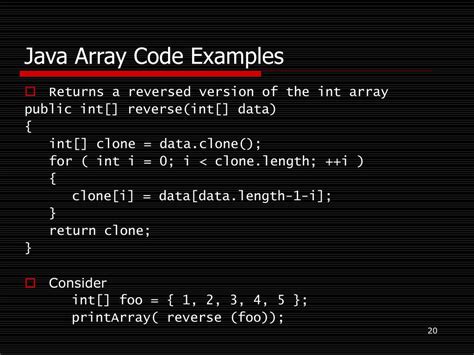 Image result for Sample Code of Arrey in Java