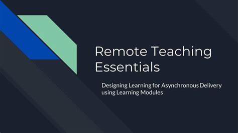 Image result for Asynchronous Learning Delivery Options