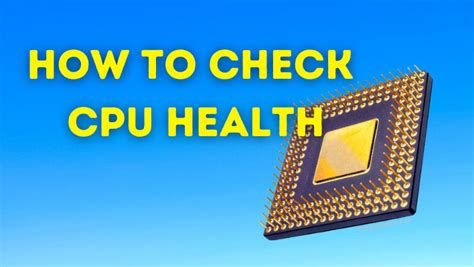 Image result for Processor Health Check