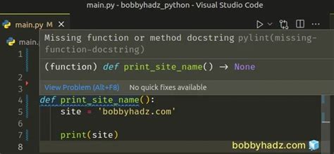 Toradh íomhá ar What Is a Docstring