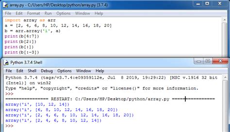 Image result for How to Write an Array in Python