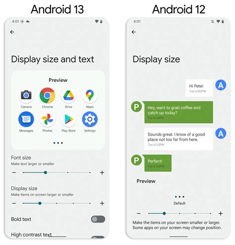 Image result for Android 13 Menu