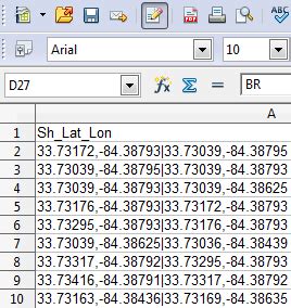 Toradh íomhá ar Open KML File in Excel