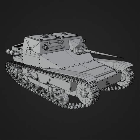 Toradh íomhá ar L3 Italian Tank Model