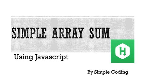 Afbeeldingsresultaten voor Array Sum User Input JavaScript