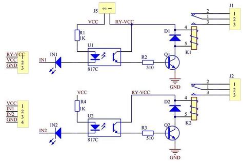 Image result for 5V 1Channel Relay Module Circuit Diagram