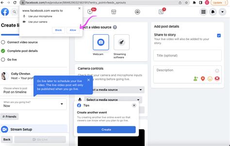 Image result for How to Create Live Video On Facebook Computer