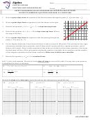 Modeling Linear Functions Answersheet に対する画像結果