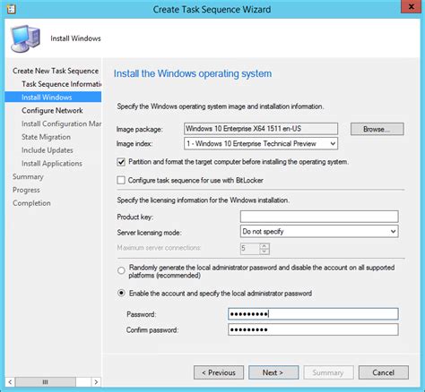 Toradh íomhá ar Task Sequence Script SCCM