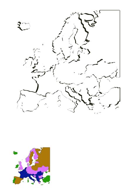 Image result for Blank Europe Map to Label