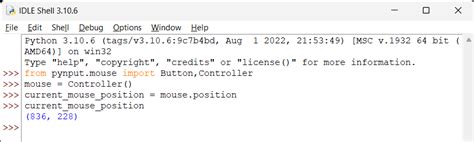 python mouse に対する画像結果
