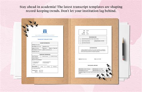 Toradh íomhá ar Transcript Request Form Template