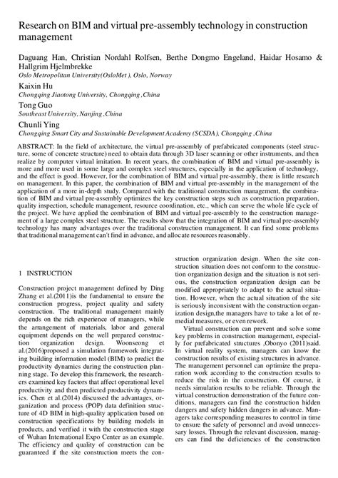 Image result for Pre-Assembly Development Technology