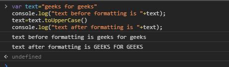 Toradh íomhá ar JavaScript Strting Format