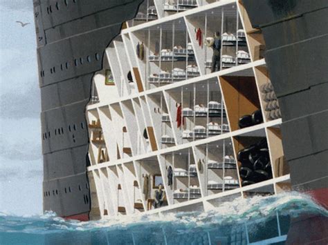 Image result for Ken Marschall Titanic Stern