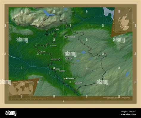 Toradh íomhá ar Scotland Major Cities Map