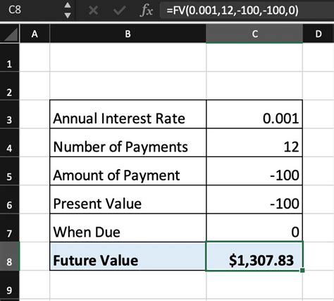 Image result for Cumulative Compound Interest Formula Excel