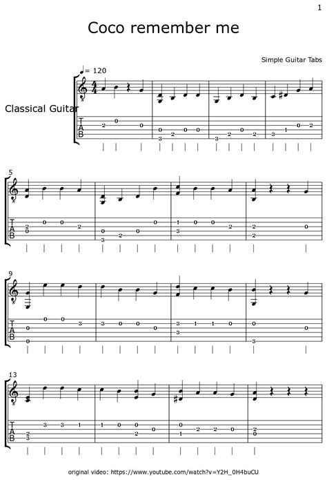 Coco Remember Me Music Notes に対する画像結果