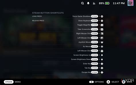 Toradh íomhá ar Steam Controller Menu