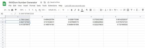 Image result for Random Number Generator Sheet