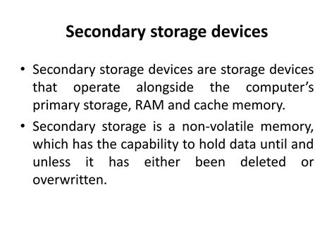 Image result for Types of Secondary Storage Devices