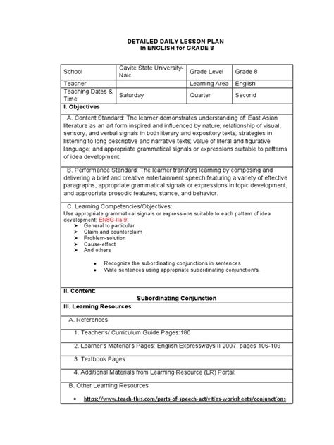 Afbeeldingsresultaten voor Lesson Plan Template Structure and Syntax Box