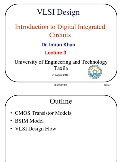 Image result for VLSI Design Lectures