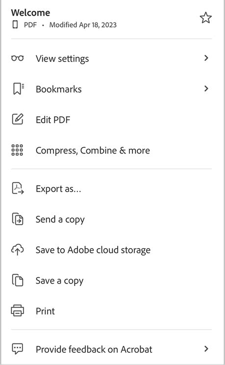 Image result for iOS Overflow Menu