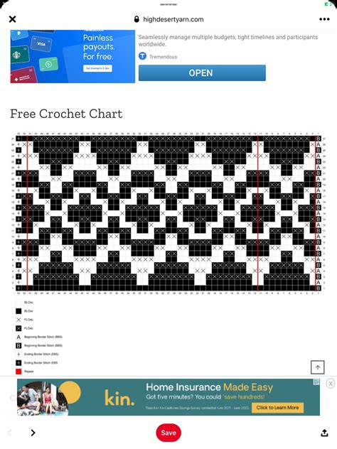 Image result for Free Crochet Chart Patterns
