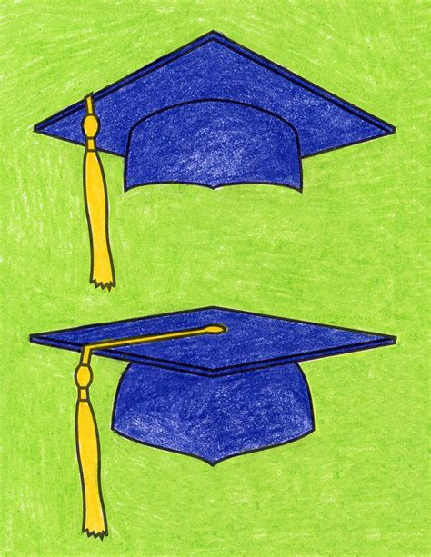 Afbeeldingsresultaten voor How to Draw a Grad Cap