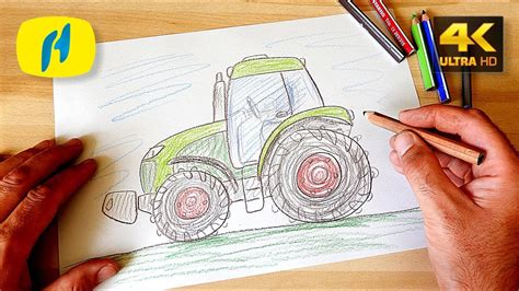 Image result for Simple Tractor Drawing