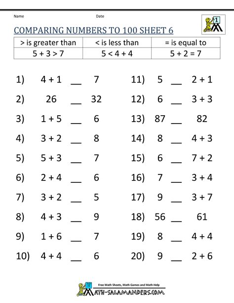 Image result for Ordering and Comparing Numbers Worksheet Grade 3 PDF