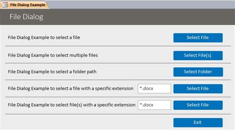 Image result for Select File at Dialog