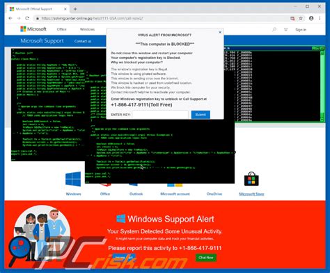 Image result for Microsoft Computer Virus Scam